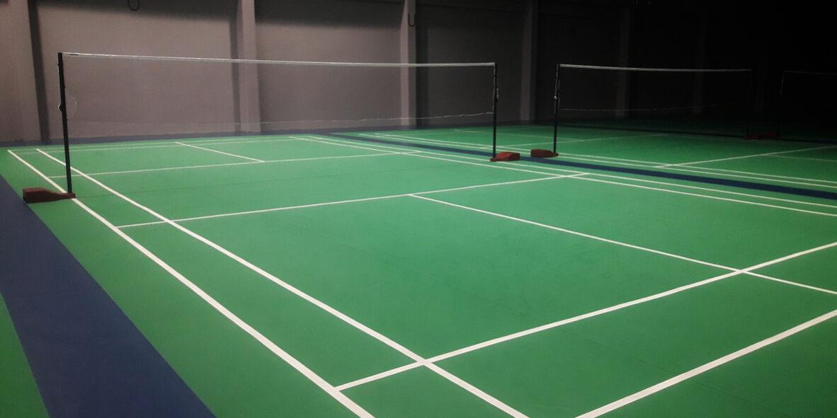 Badminton courts