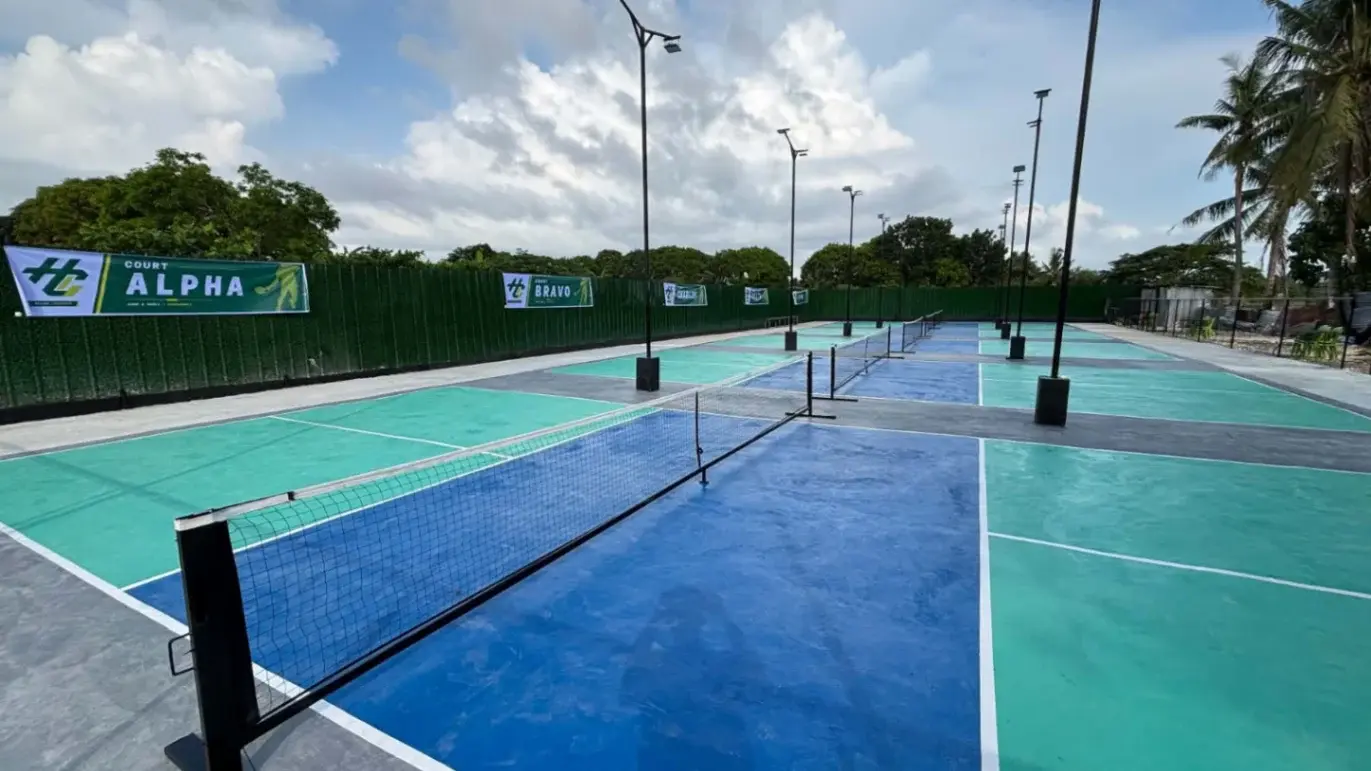 Hide & Chill Pickleball banner